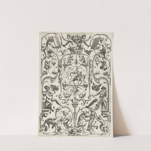 01 Decoration with grotesques (1607) by Lucas Kilian