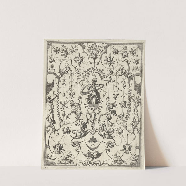 05 Decoration with grotesques (1607) by Lucas Kilian