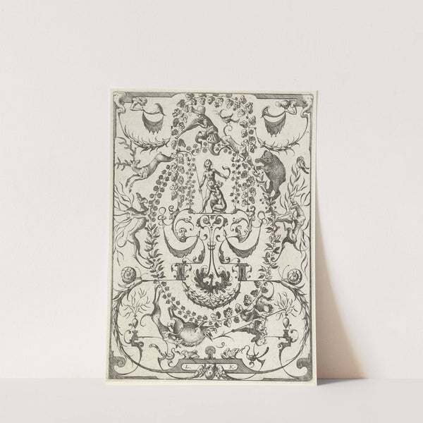 09 Decoration with grotesques (1607) by Lucas Kilian