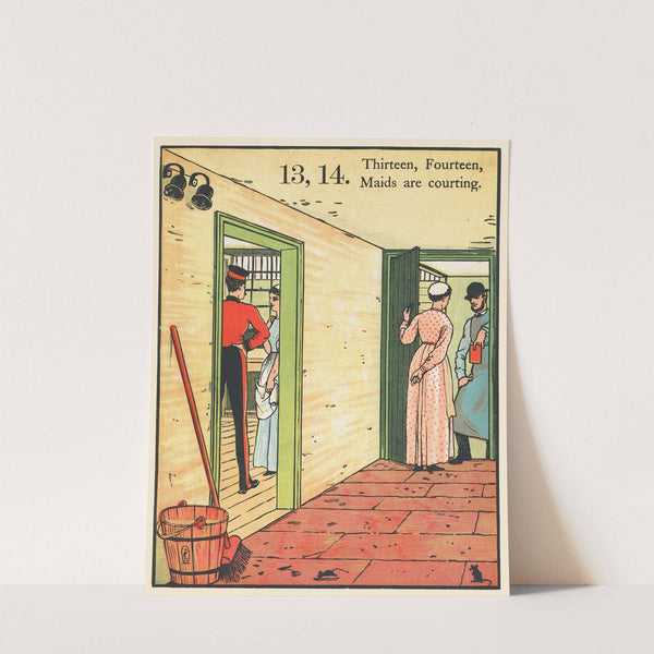 1, 2, buckle my shoe Pl 5 by Walter Crane