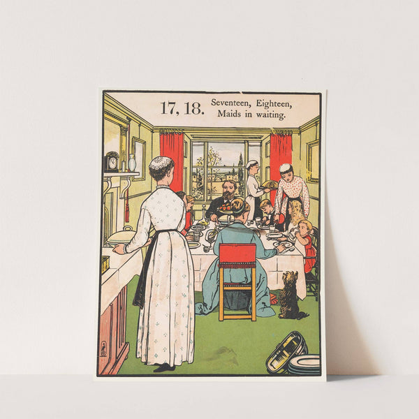 1, 2, buckle my shoe Pl 7 by Walter Crane