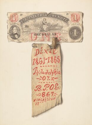 $1 Banknote from Virginia
