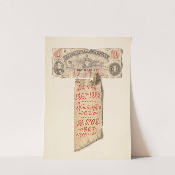 Banknote from Virginia by Carl Buergerniss