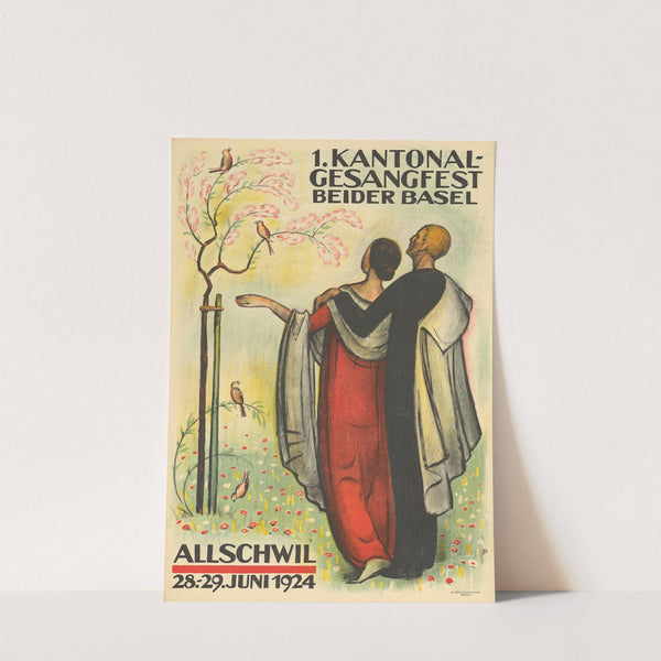 1. Kantonal-Gesangfest beider Basel – Allschwil (1924) by Otto Plattner