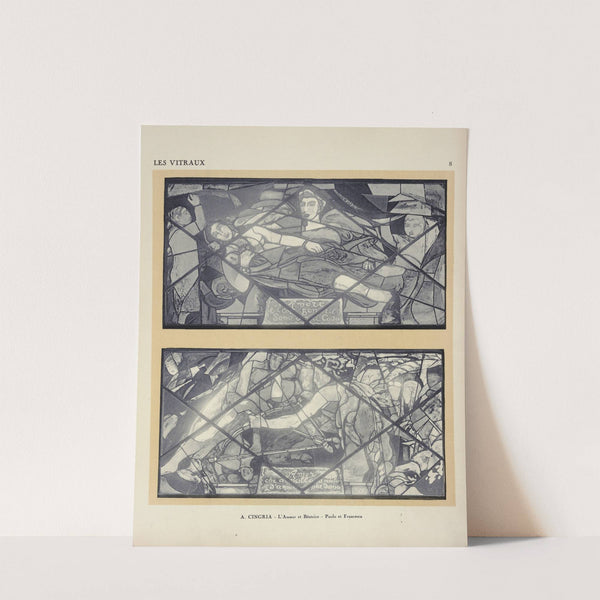 1, L'Amour et Béatrice ; 2, Paolo et Francesca, à la section Suisse by Jacques Gruber