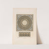 1. Luftfensterchen m Mosaik - Einfassung an dem Grabgebäude des Ibrahim Aga, 2. Eingelegter Sturr über einem zu der Moschee des Ibrahim Aga gehören den Portal by Friedrich Maximilian Hessemer