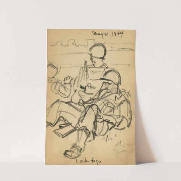 1 mile to go by Victor Alfred Lundy