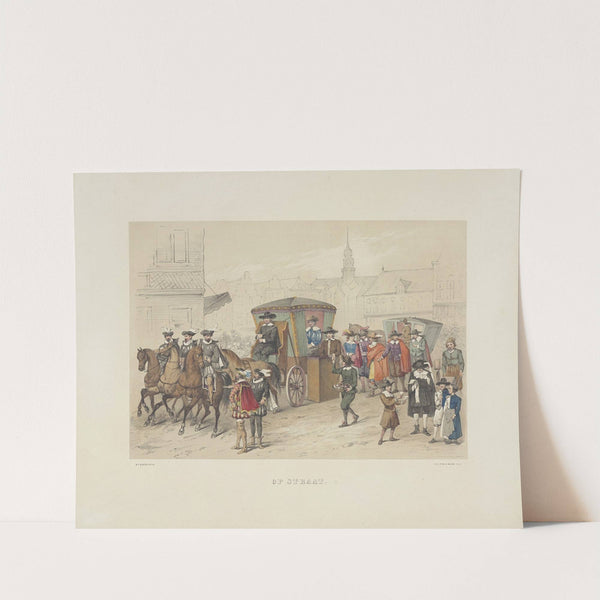 1 Op straat (1856) by Pieter Wilhelmus van de Weijer