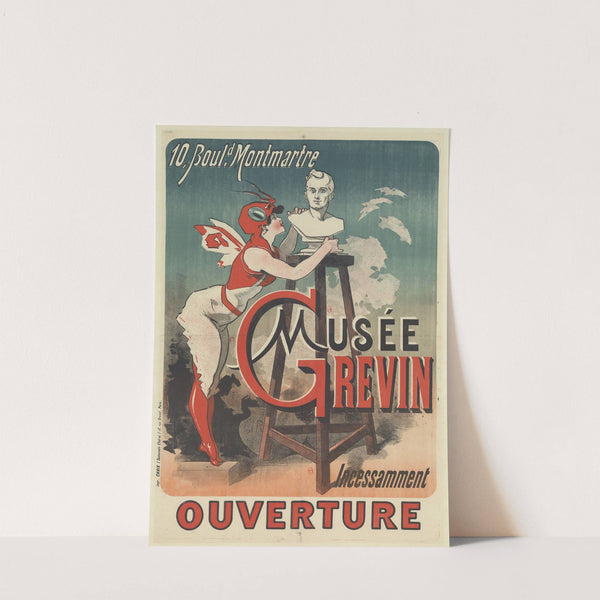 10, Boulevard Montmartre, Musée Grévin, incessamment ouverture (1882) by Jules Chéret