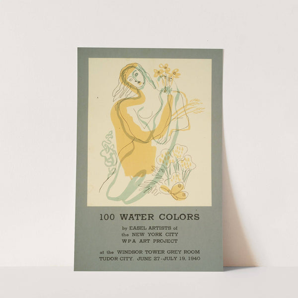 100 water colors by easel artists of the New York City WPA Art Project by Anonymous