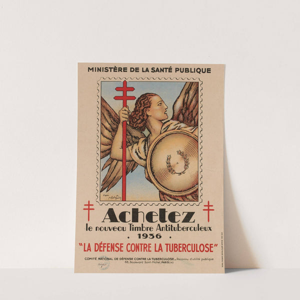 10e Campagne nationale du timbre antituberculeux 1936 (1936) by Abel Faivre