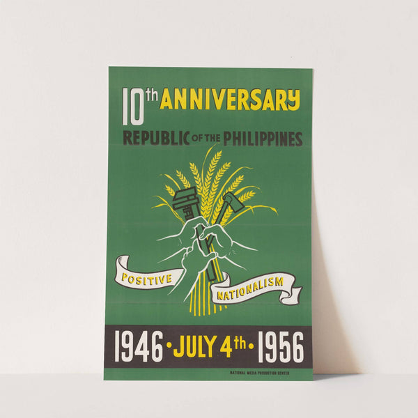10th Anniversary of the Republic of the Philippines by U.S. Information Agency