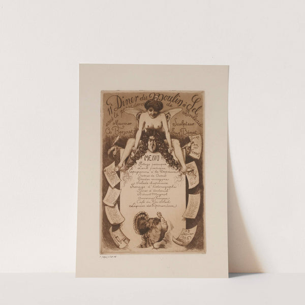 11e dîner du Moulin à Sel, le 13 janvier 1906, sous la présidence de Boileau (1906) by Léon Lebègue