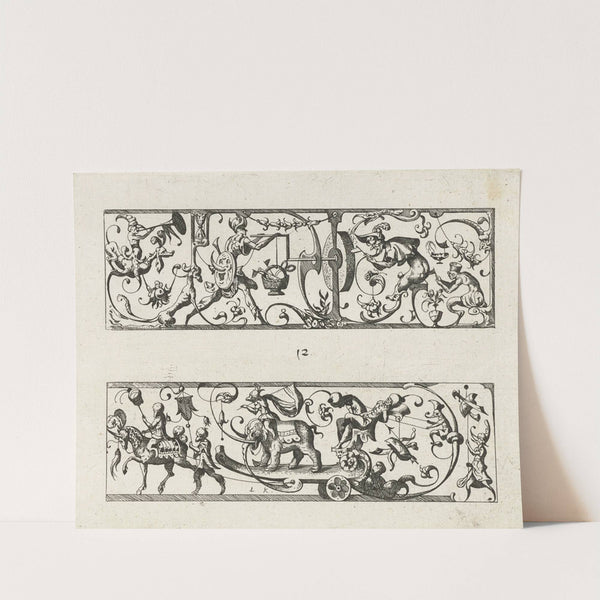 12 Decoration with grotesques (1607) by Lucas Kilian