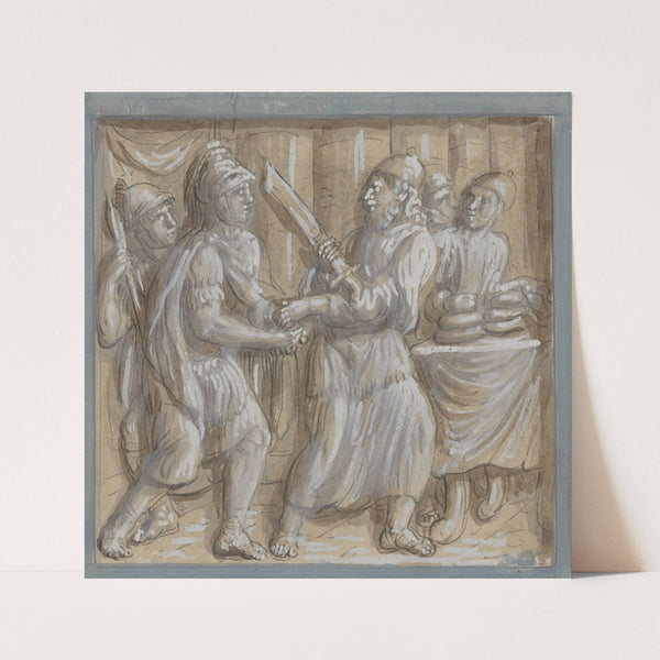 13 drawings after bas reliefs at Florence Pl.02 (19th Century) by Ogden Nicholas Rood