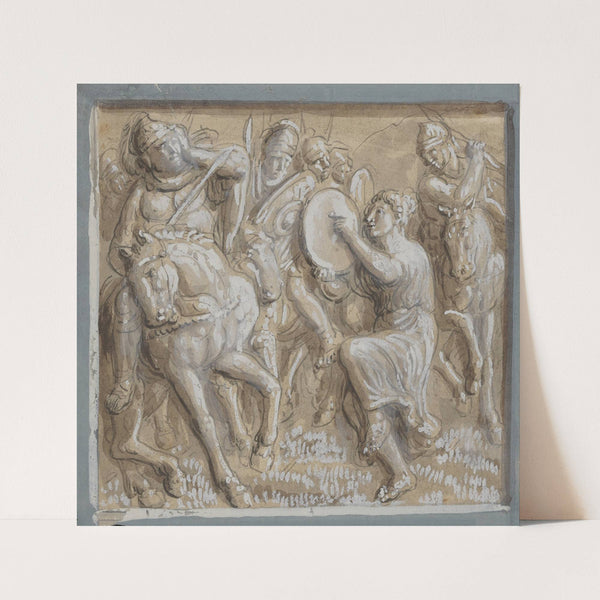 13 drawings after bas reliefs at Florence Pl.05 (19th Century) by Ogden Nicholas Rood