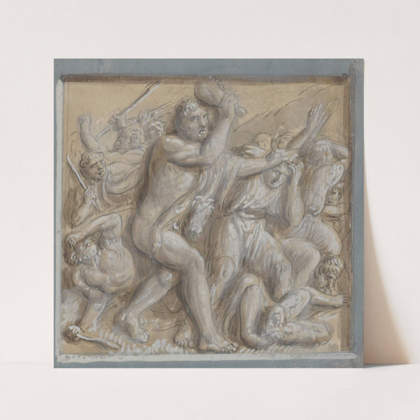 13 drawings after bas reliefs at Florence Pl.10 (19th Century) by Ogden Nicholas Rood