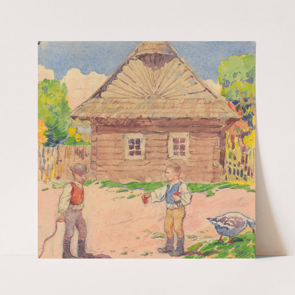 4. – Corn Harvest (1932) by Gustáv Mallý