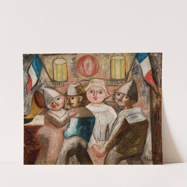14th February in a village (1928) by Tadeusz Makowski