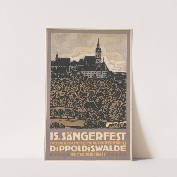 15. Sängerfest des sächsischen Elbgausängerbundes Dippoldiswalde (1911) by Krey & Sommerland