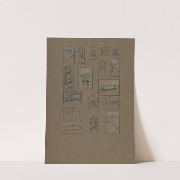 16 pastels of Venice. by James Abbott McNeill Whistler