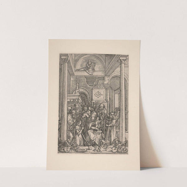 17 The Virgin Worshipped by Angels and Saints (1504–1505) by Albrecht Dürer