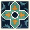 18 plates of ornamental tiles from the Afghan Boundary Commission Pl 06