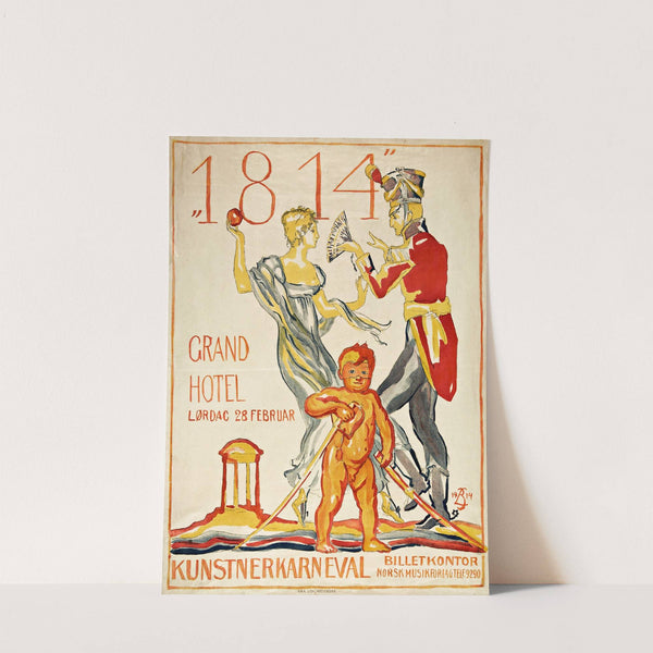 ‘1814’; Kunstnerkarneval (1914) by Brynjulf Larsson