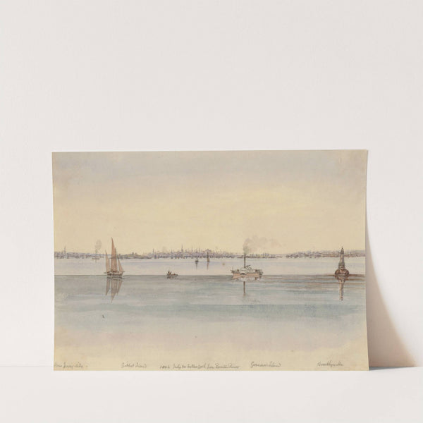 1846 July 30, to New York from Raritan River by Michael Seymour