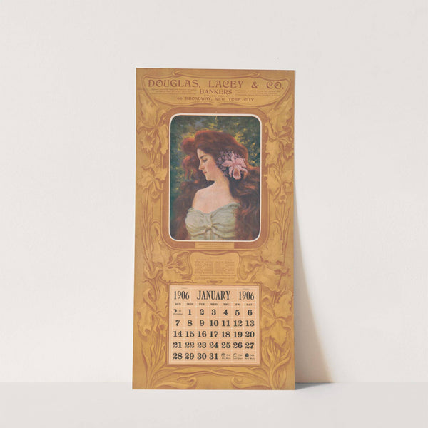 1906 calendar from Douglas, Lacey & Co by J. Elmer Salisburg