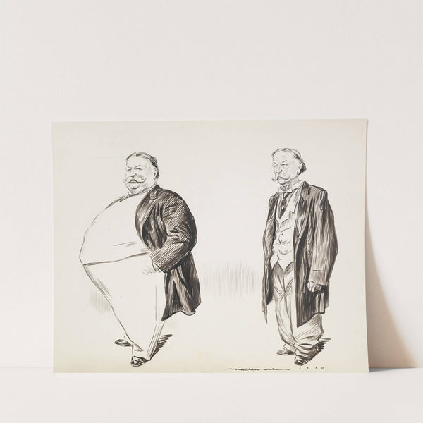 1st picture. If Taft should cease to laugh and grow fat but…2nd picture. worry and grow thin (1910) by William Henry Walker