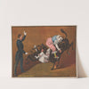 2 clowns, 2 mules and circus trainer by David Allen & Sons