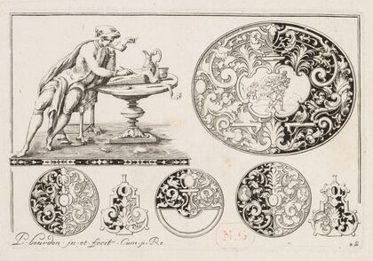 #2 from ‘Livre second essais de gravjre’ second book of Engraved Designs (c. 1703)