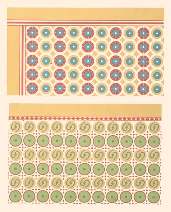 20. Plafond du Tombeau D’amenheb (n° 90), 21. Plafond du Tombeau de Menkheper (n° 79)