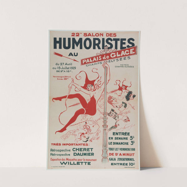 22me Salon Des Humoristes Au Palais De Glace by Maurice Louis Henri Neumont