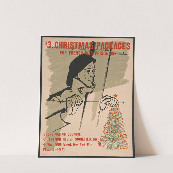 Christmas packages for French war prisoners by J. Pagés