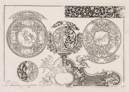 #3 from ‘Livre second essais de gravjre’ second book of Engraved Designs (c. 1703)