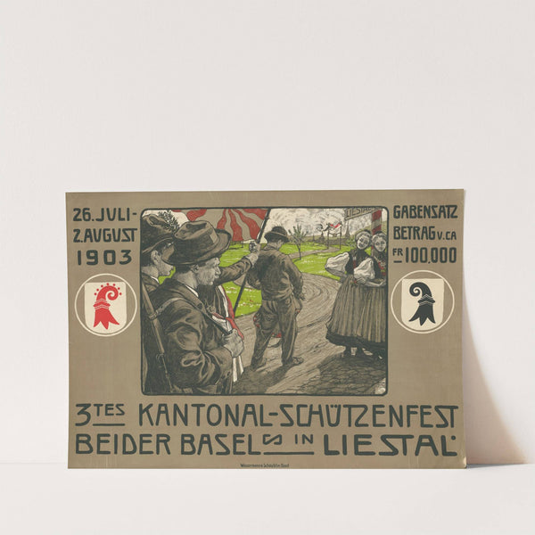 3. Kantonal-Schützenfest beider Basel in Liestal (1903) by Burkhard Mangold