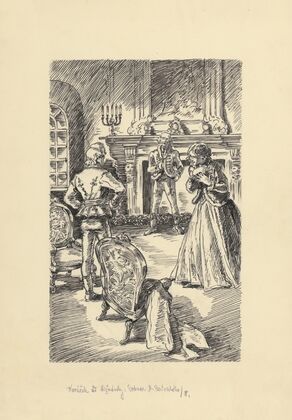 31. – Móric BeÅovský and Zuzana Hanská Standing Together