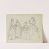 4 femmes dans un intérieur (1872) by Anaïs Colin-Toudouze
