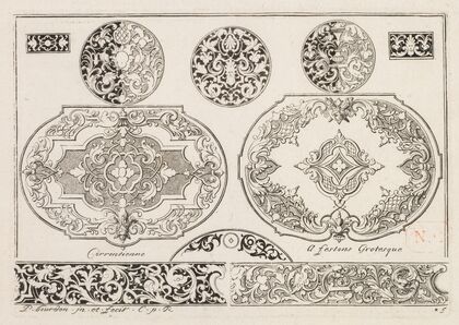 #4 from ‘Livre second essais de gravjre’ second book of Engraved Designs (c. 1703)