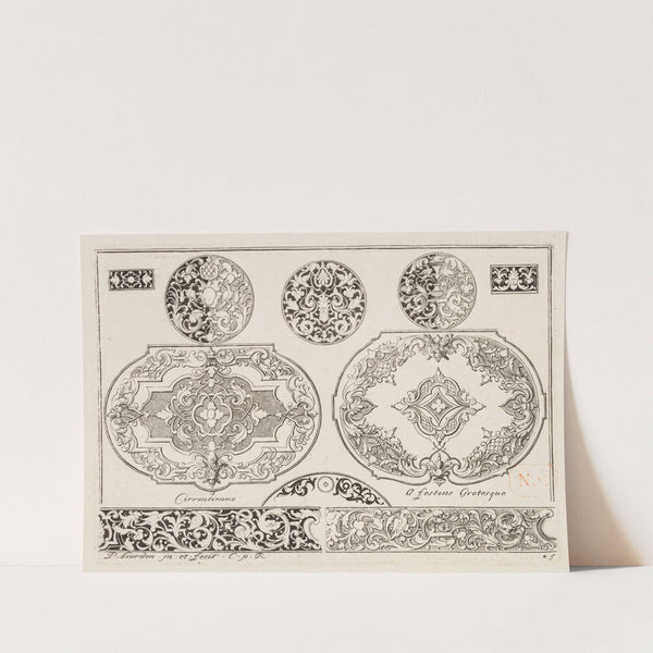 #4 from ‘Livre second essais de gravjre’ second book of Engraved Designs (c. 1703) by Pierre Bourdon