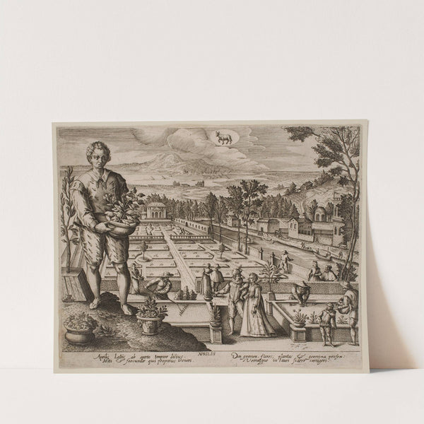 April (1610) by Jacques Callot