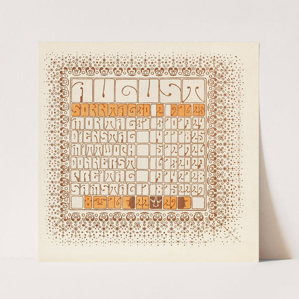 August (1903) by Alfred Roller