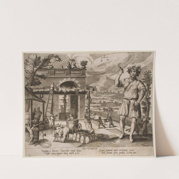 September (1610) by Jacques Callot