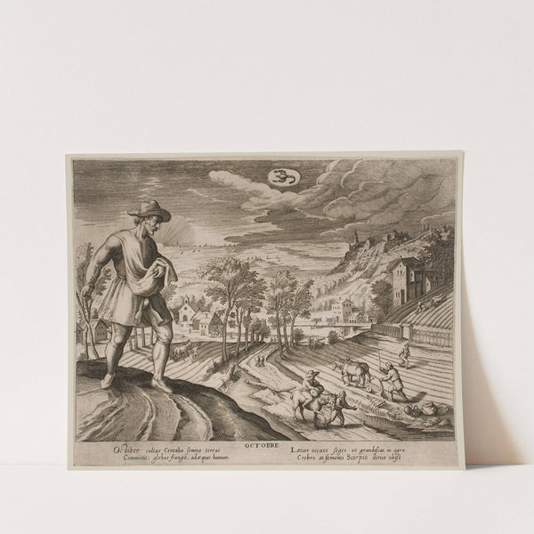 October (1610) by Jacques Callot