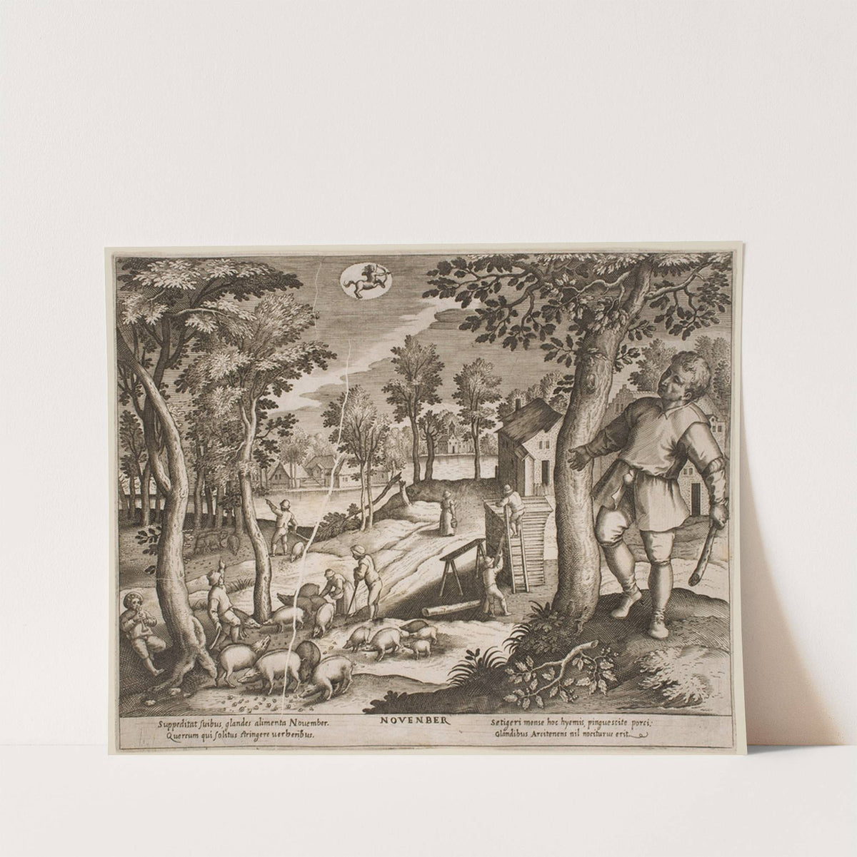 November (1610) by Jacques Callot