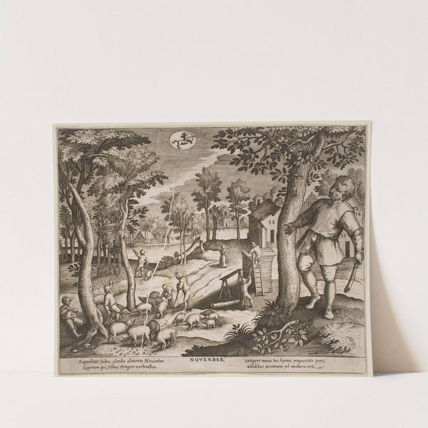 November (1610) by Jacques Callot