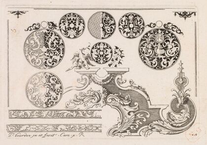 #5 from ‘Livre second essais de gravjre’ second book of Engraved Designs (c. 1703)