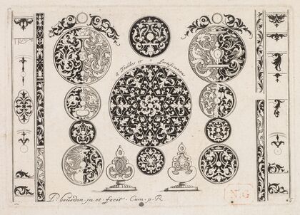 #6 from ‘Livre second essais de gravjre’ second book of Engraved Designs (c. 1703)